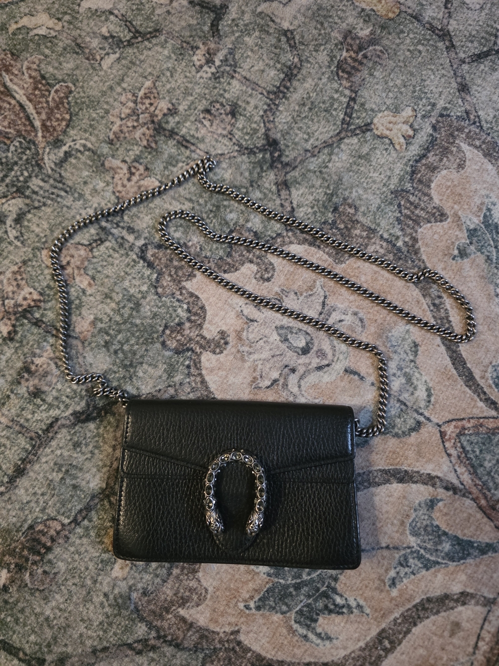 Gucci Dionysus Super Mini Leather Bag in Black - Picture 5 of 6